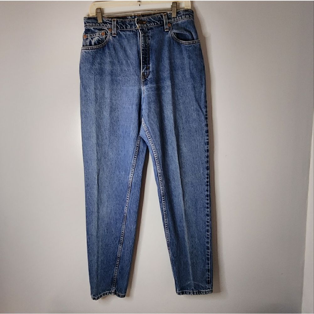 Levi's 551 tapered leg relaxed fit size 12 LNG jeans denim blue vintage